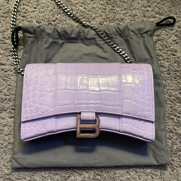 Balenciaga Hour Wallet in Lilac - Picture 6 of 11